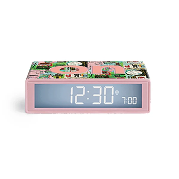 Lexon Flip Alarm Clock Jean-Michel Basquiat - In Italian