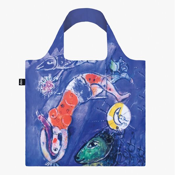 LOQI Reusable Shopping Bag Museum Collection - Marc Chagall The Blue Circus