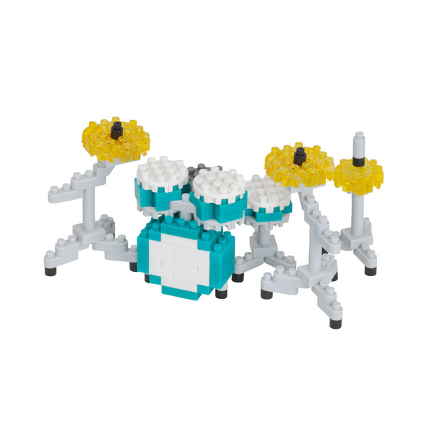 Nanoblock Drum Set Green ( New ) 