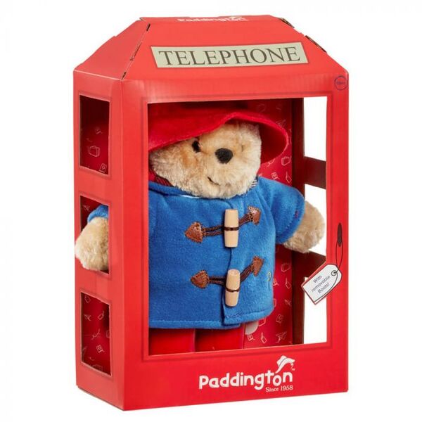 Paddington Plush in Phone Box