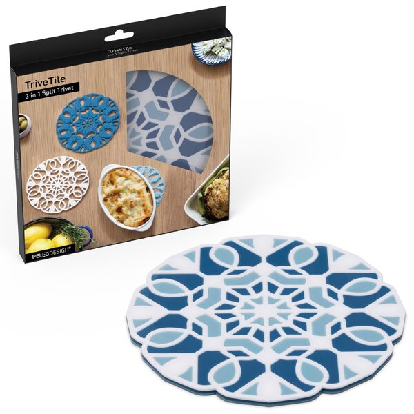 Peleg Design TriveTile 3 in 1 Split Trivet Navy