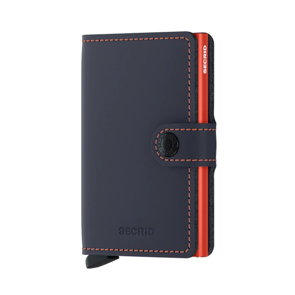 Secrid Miniwallet Matte night Blue & Orange