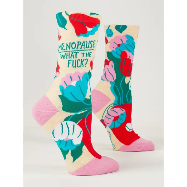 Blue Q Women's Socks Menopause What the Fuck