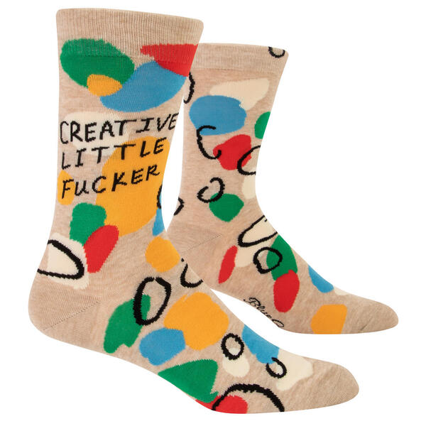 Blue Q Creative Little F*cker Men's Crew Socks