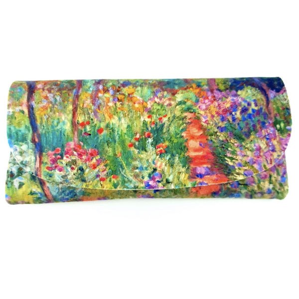 Museum Velour Glasses Case - Artist's Garden at Giverny