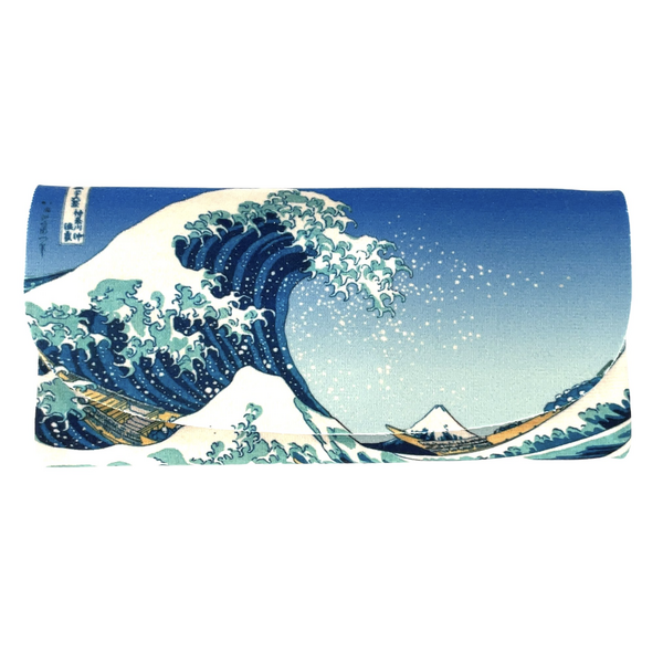Museum Velour Glasses Case - The Great Wave