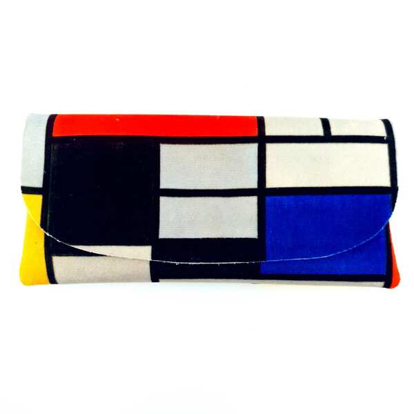 Museum Velour Glasses Case – Mondrian Composition