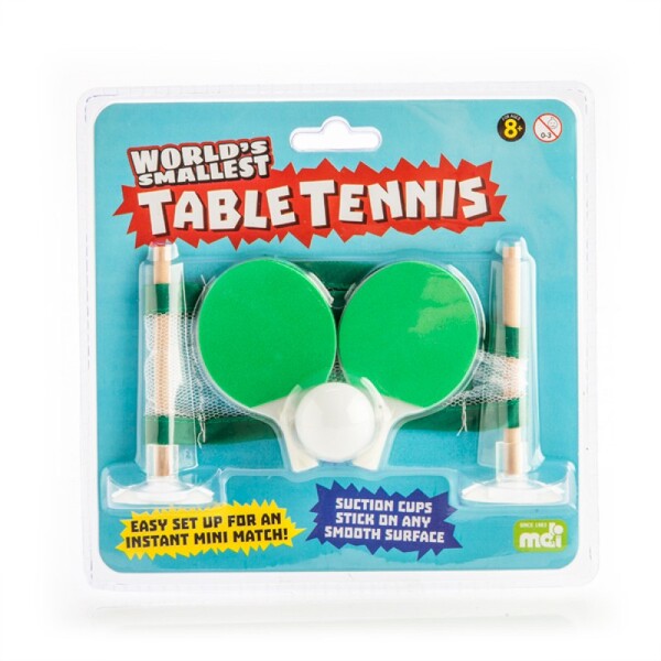 World's Smallest Table Tennis