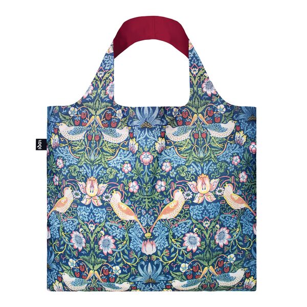 LOQI Reusable Shopping Bag Museum Collection - William Morris Strawberry Thief