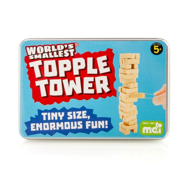 World's Smallest Topple Tower Set